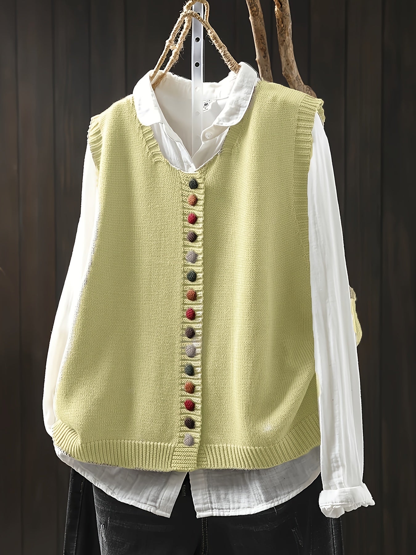 Zyra™ | Ærmeløs Strikket Vest