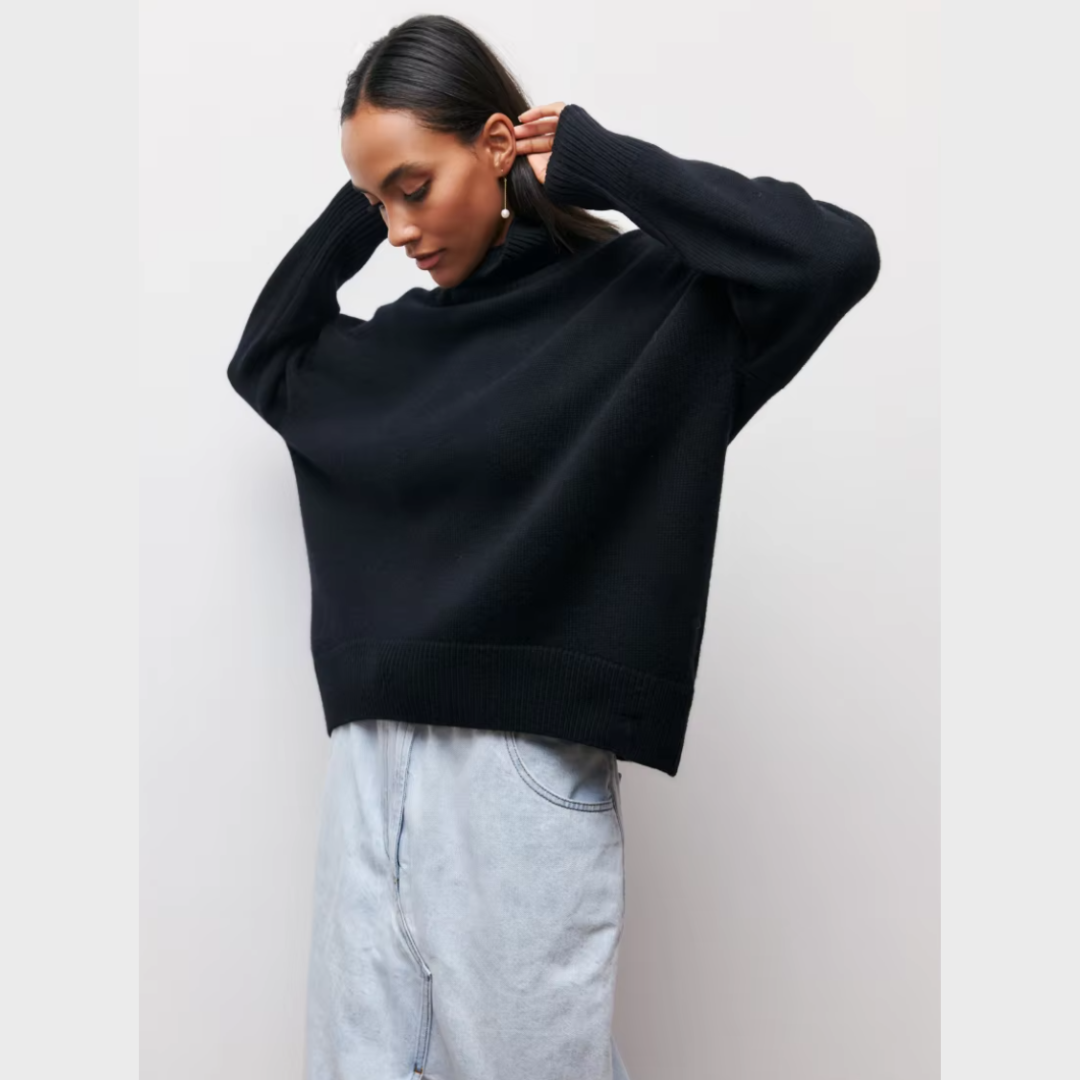 Zyra™ | Lun højhalset sweater