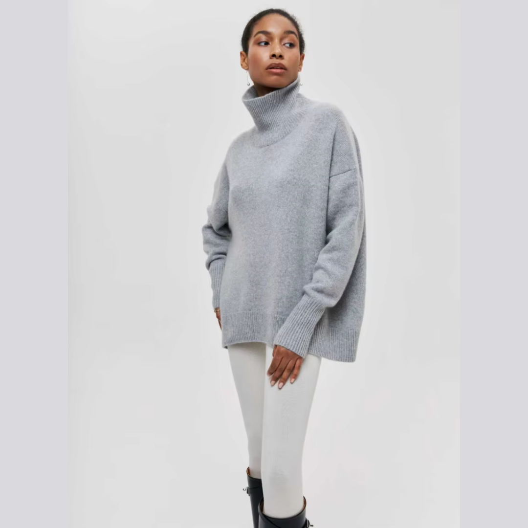 Zyra™ | Lun højhalset sweater