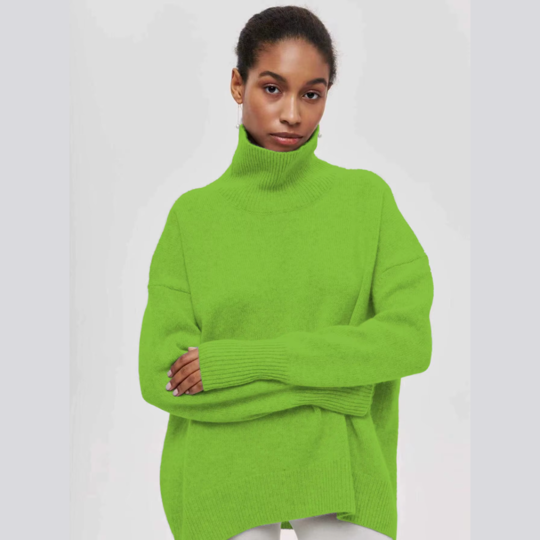 Zyra™ | Lun højhalset sweater