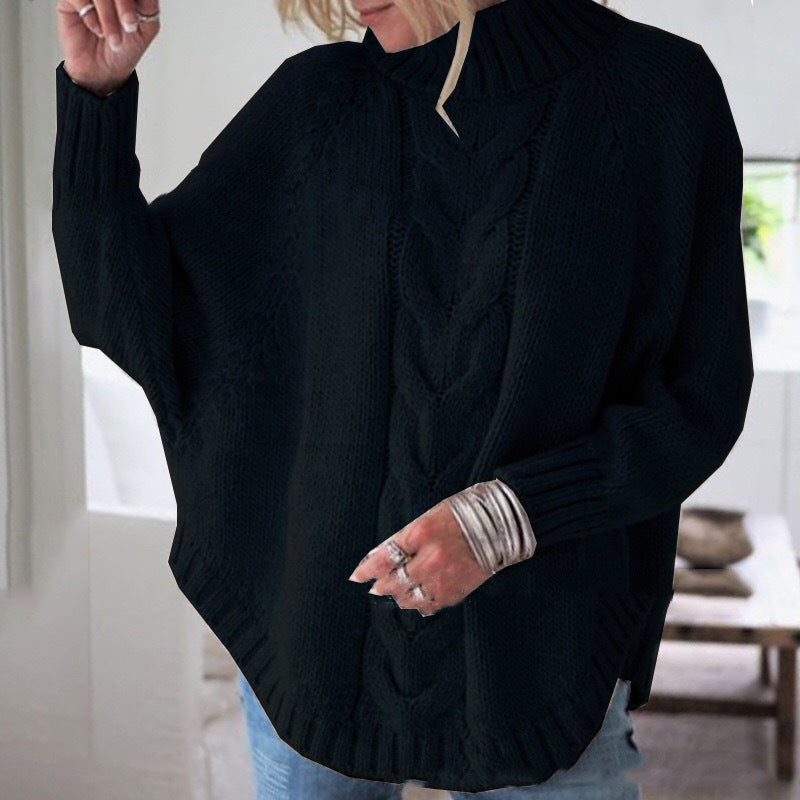 Zyra™ | Elegant poncho-inspireret trøje