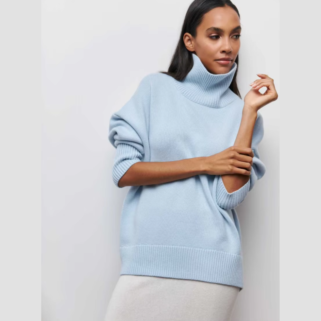 Zyra™ | Lun højhalset sweater