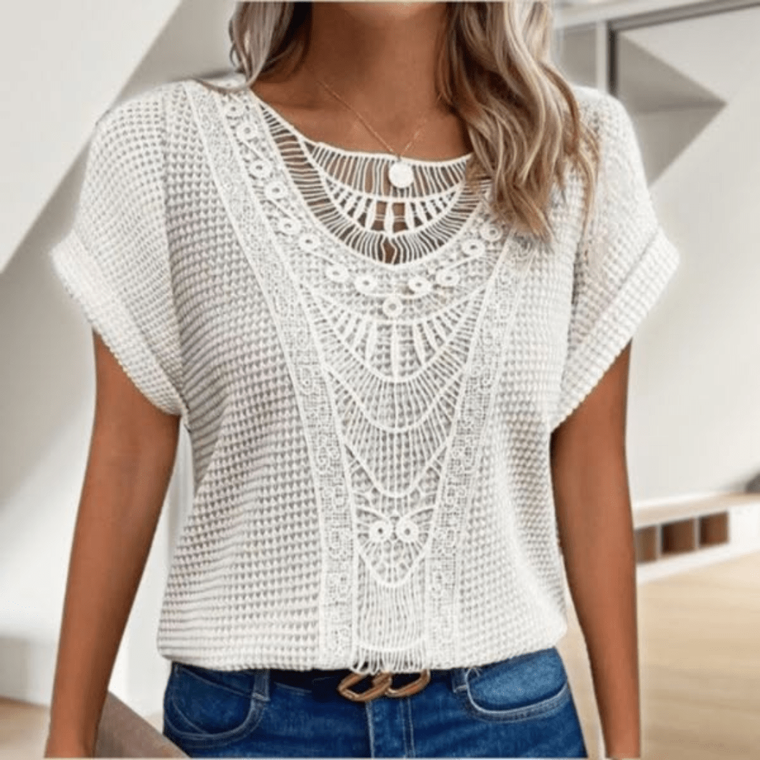 Zyra™ | Elegant Ibiza-inspireret Bluse