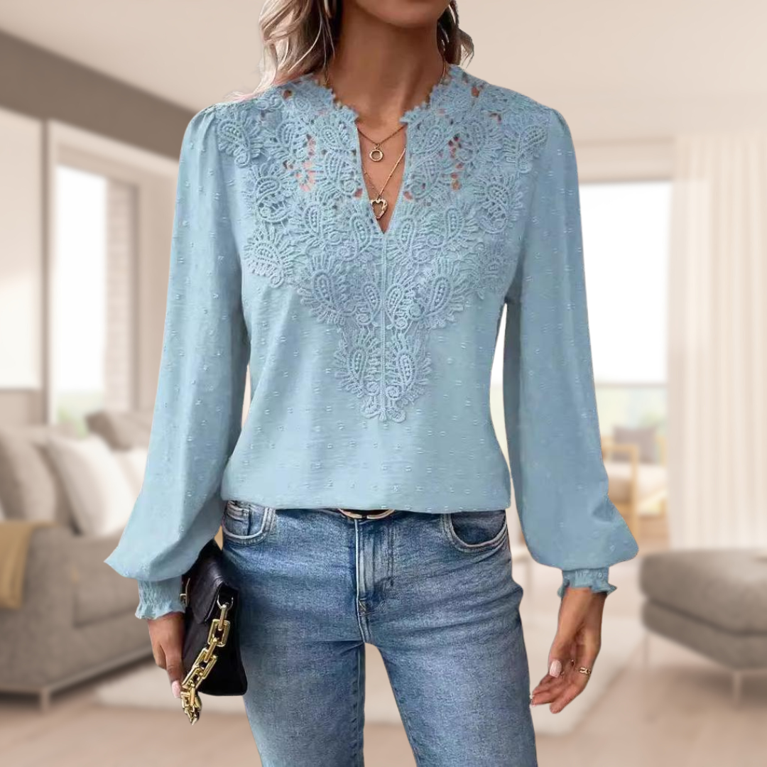 Zyra™ | Elegant damebluse med løse ærmer