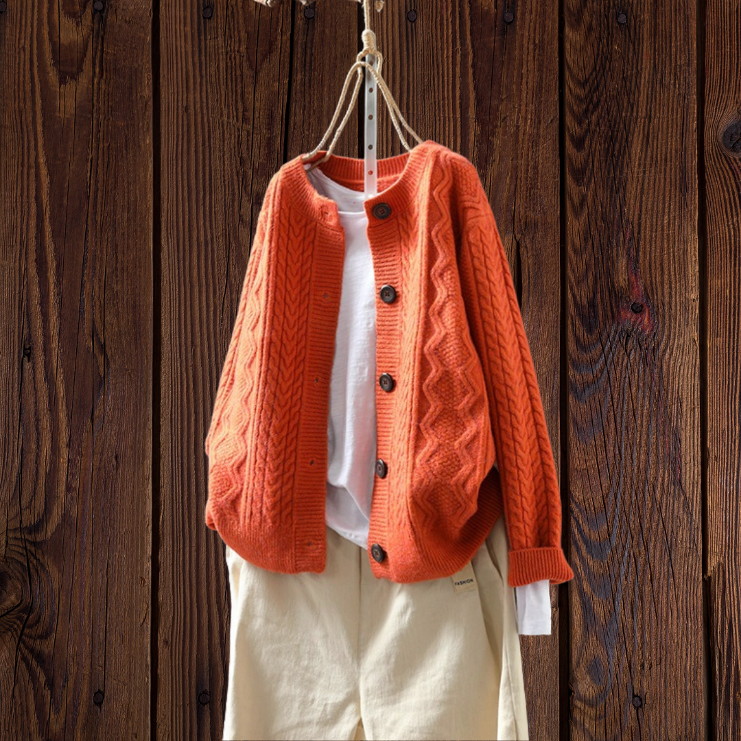 Zyra™ | Tidløs Strikcardigan