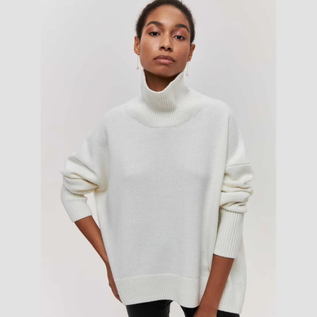 Zyra™ | Lun højhalset sweater