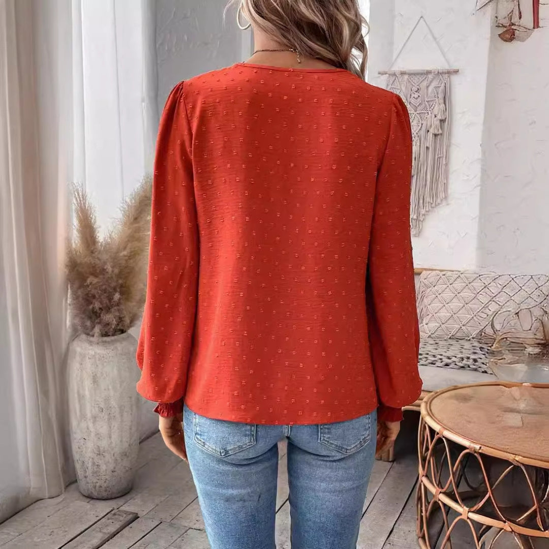 Zyra™ | Elegant damebluse med løse ærmer