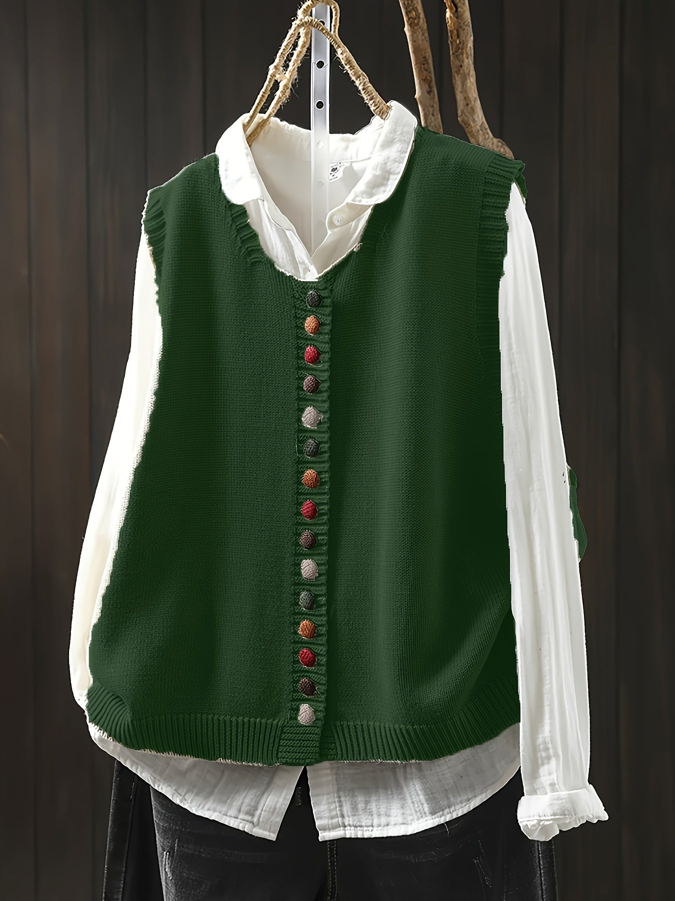 Zyra™ | Ærmeløs Strikket Vest
