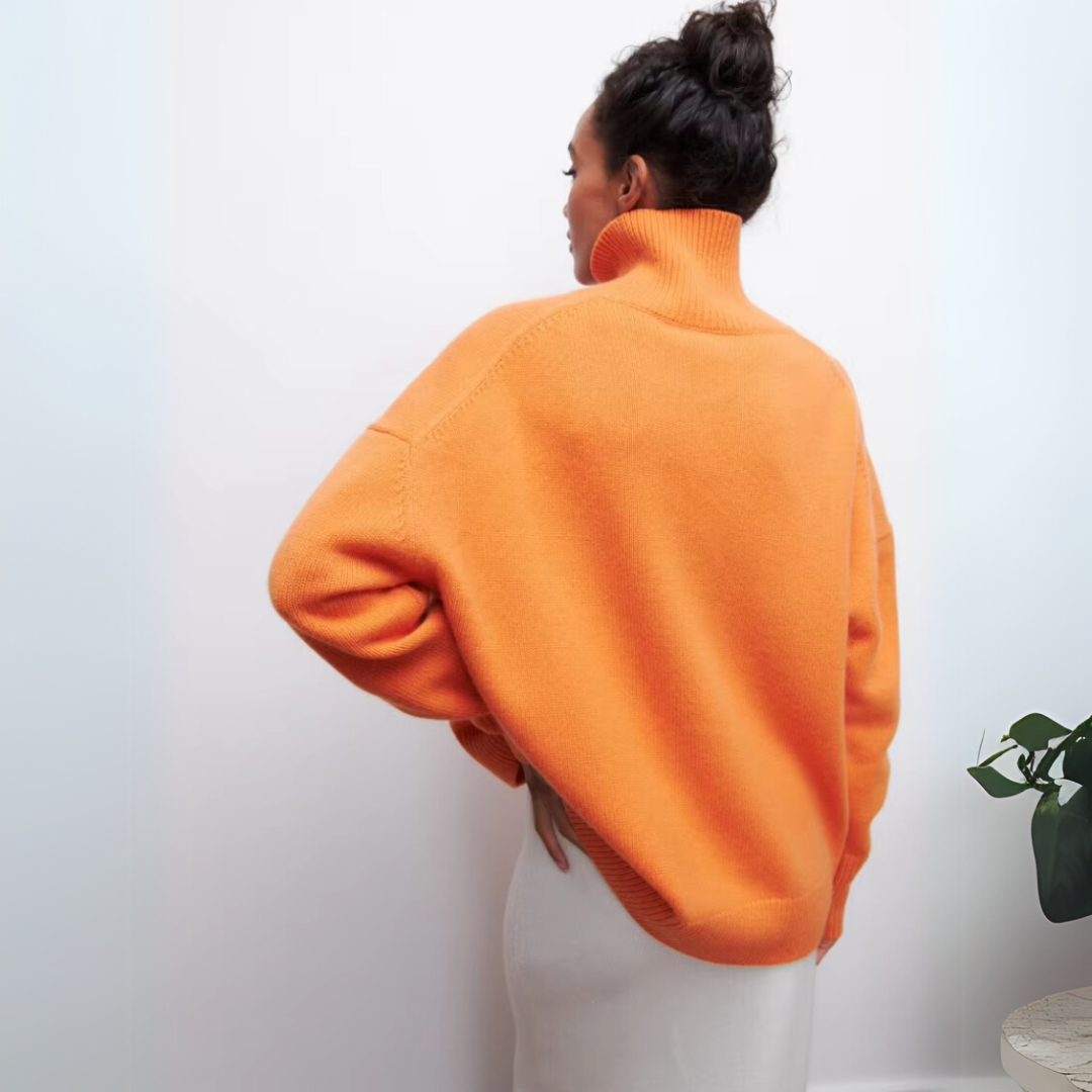 Zyra™ | Lun højhalset sweater