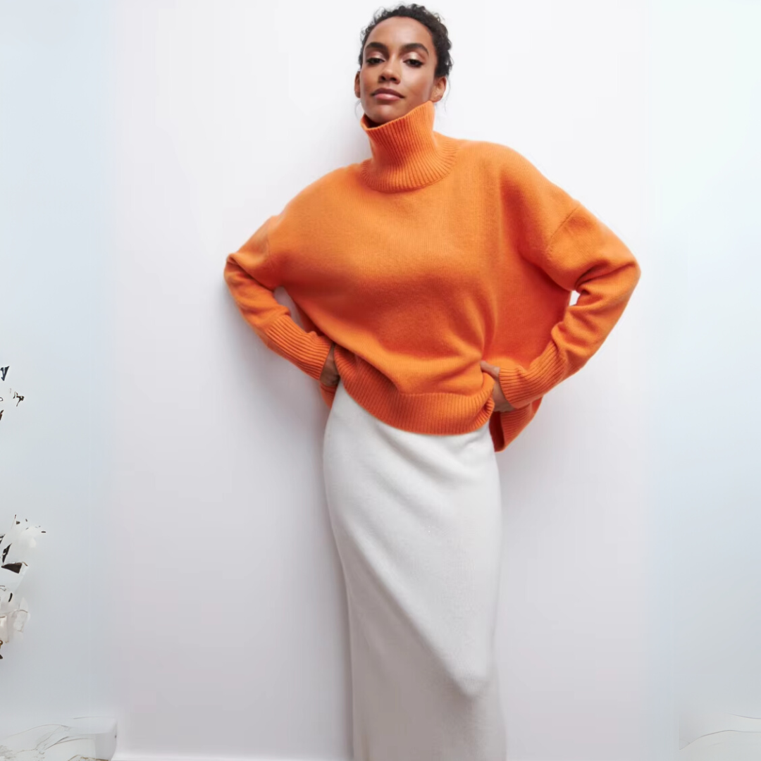 Zyra™ | Lun højhalset sweater