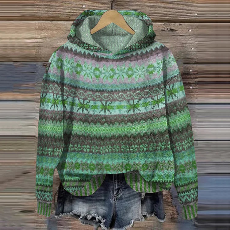 Zyra™ | Tidløs Mønster Hoodie