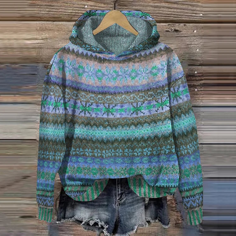 Zyra™ | Tidløs Mønster Hoodie