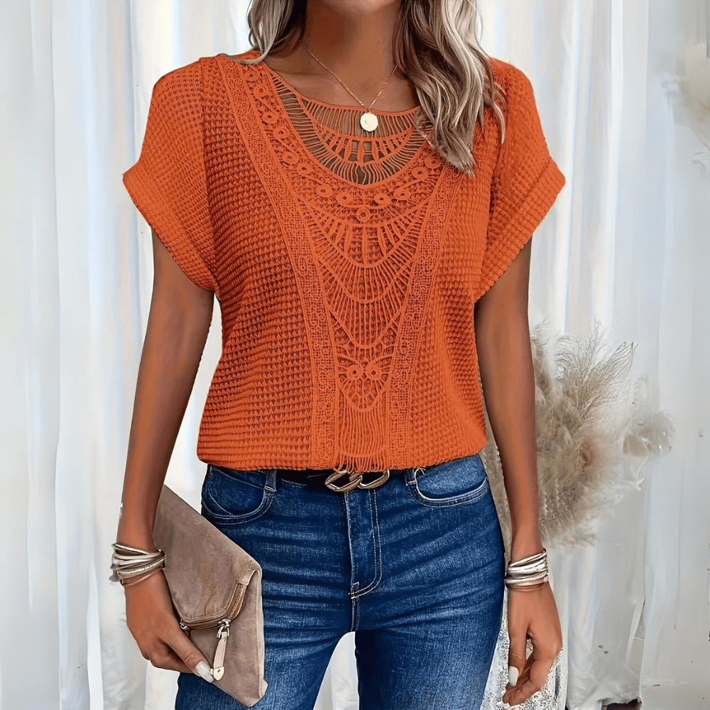 Zyra™ | Elegant Ibiza-inspireret Bluse