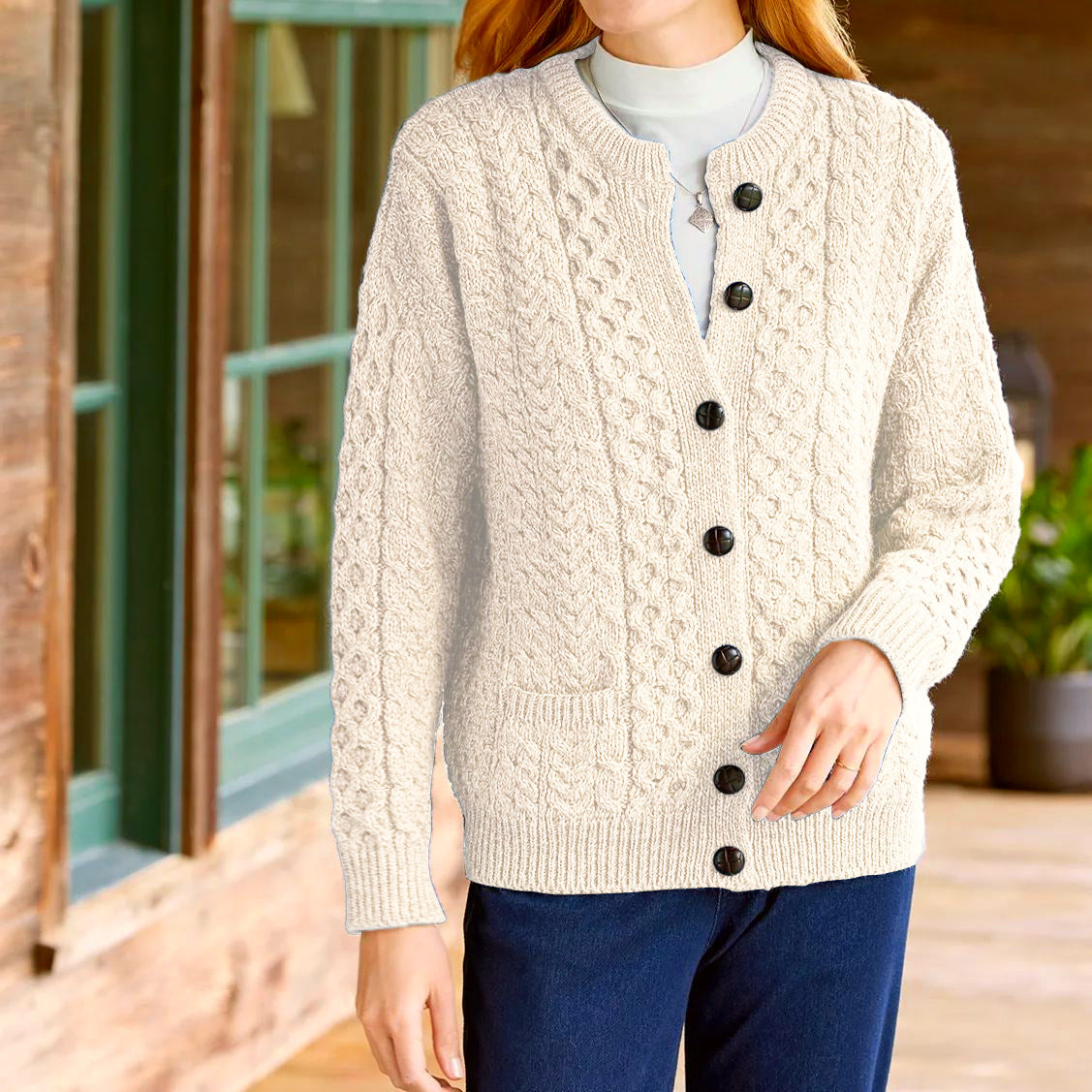 Zyra™ | Langærmet Casual Cardigan