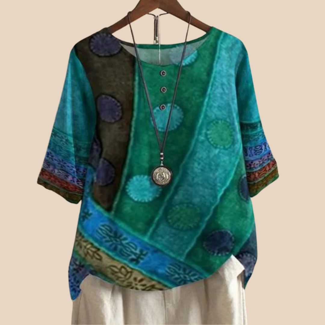 Zyra™ | Boho Afslappet Bluse