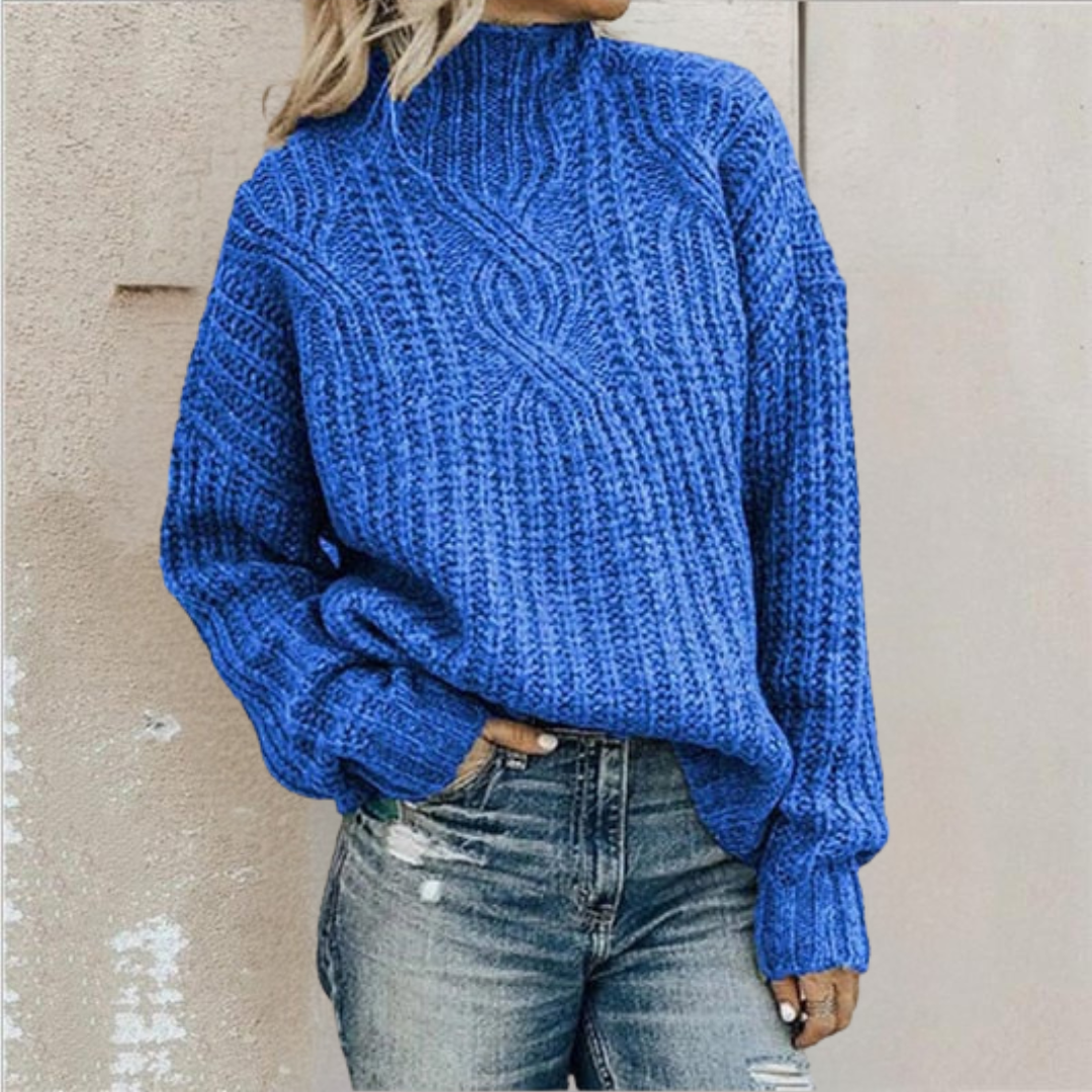 Zyra™ | Stilfuld Og Behagelig Kabelstrikket Sweater