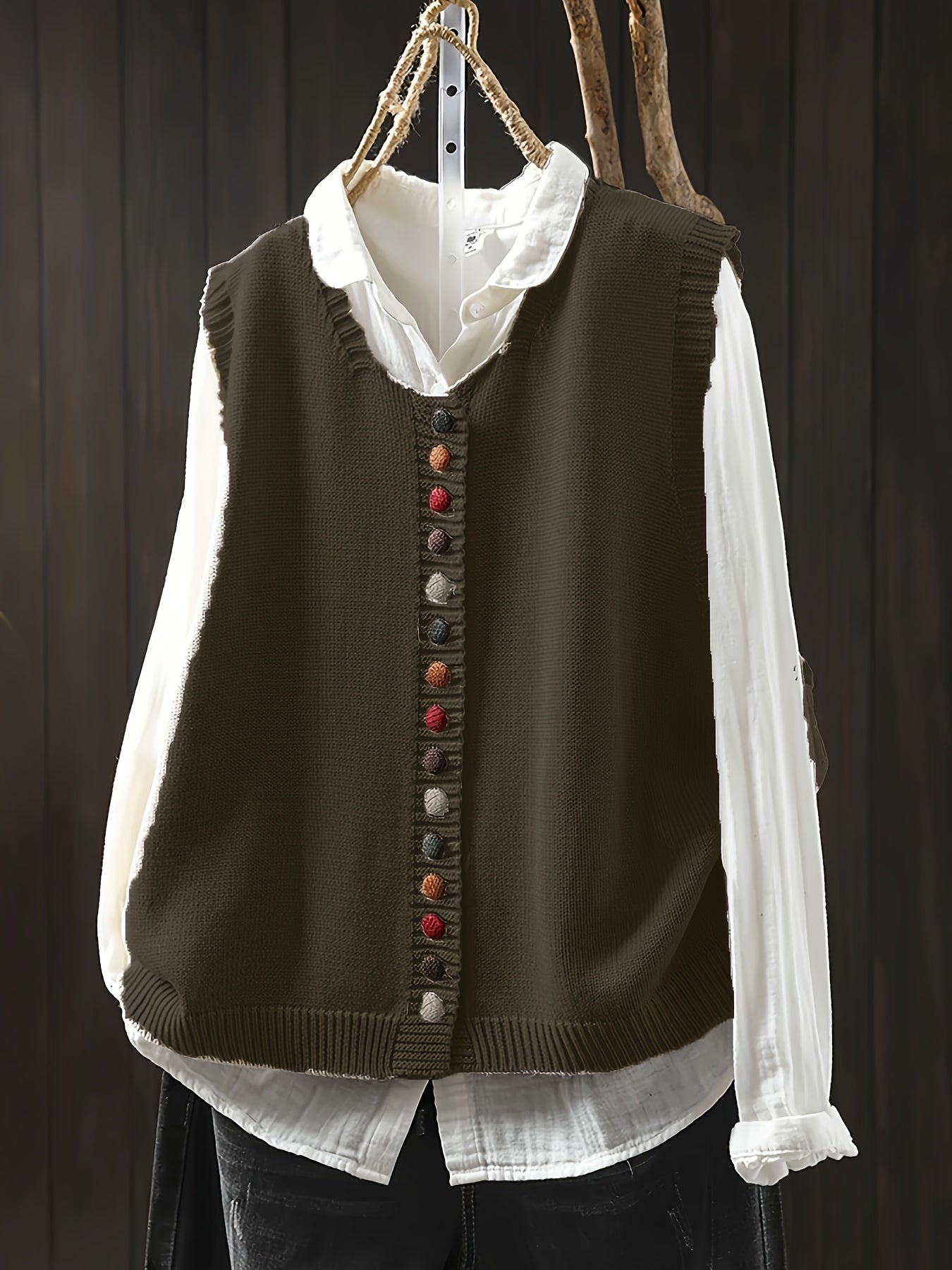 Zyra™ | Ærmeløs Strikket Vest