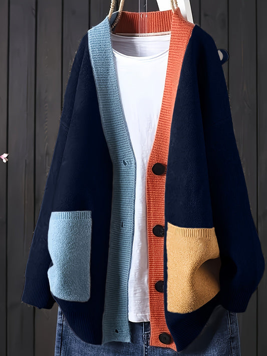 Zyra™ | Afslappet Farverig Cardigan