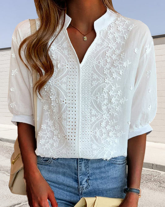 Zyra™ | Elegant Stilfuld og Casual Bluse