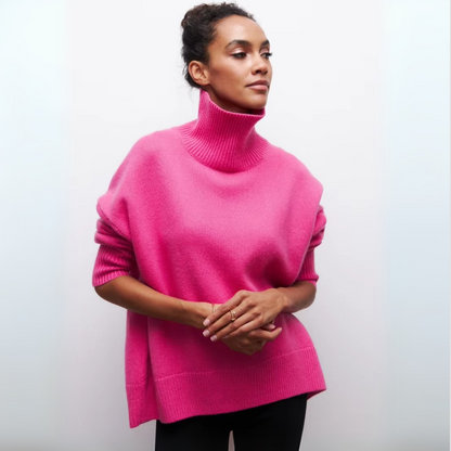 Zyra™ | Lun højhalset sweater