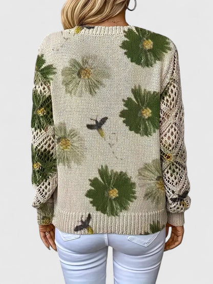 Zyra™ | Elegant blomstret trøje