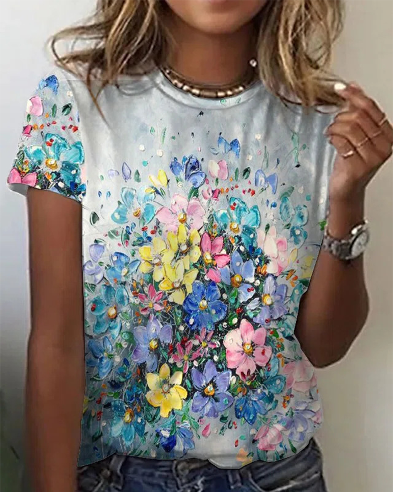 Zyra™ | Elegant Print Bluse