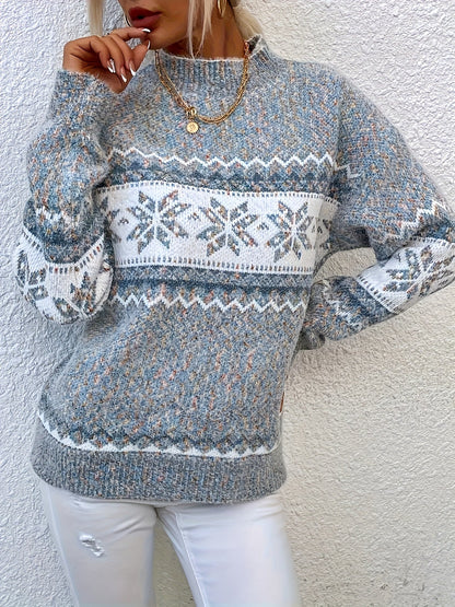 Zyra™ | Vinterstrikket Komforttrøje