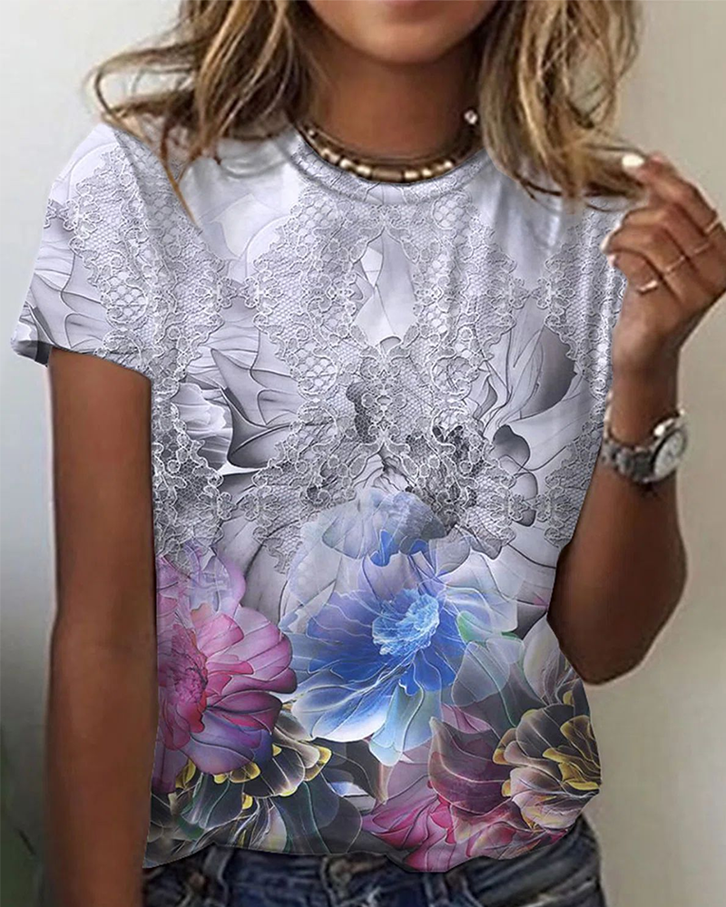 Zyra™ | Elegant Print Bluse