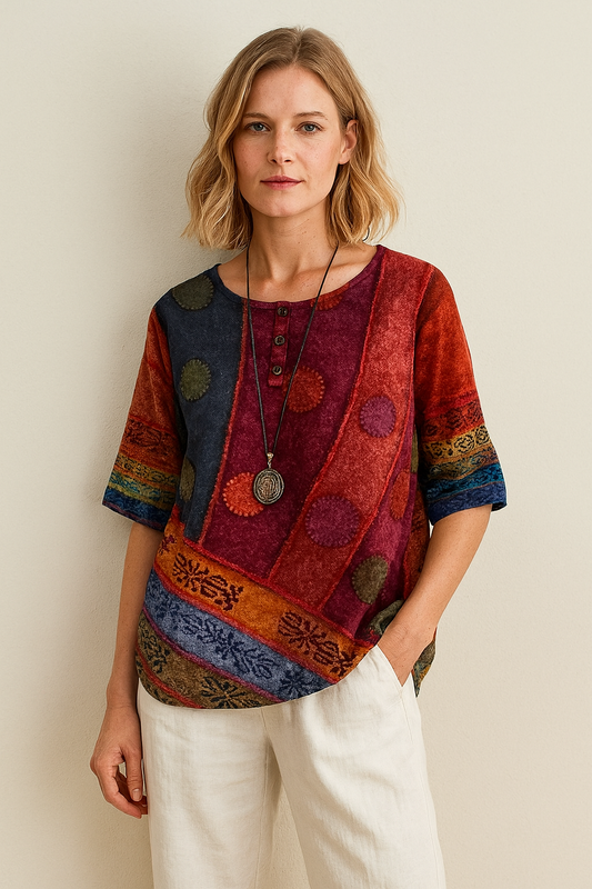 Zyra™ | Boho Afslappet Bluse