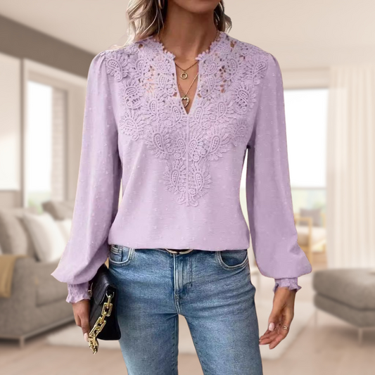 Zyra™ | Elegant damebluse med løse ærmer