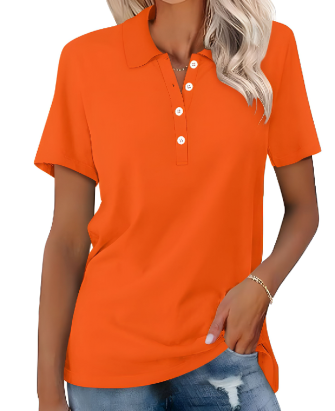 Zyra™ | Komfortabel Poloshirt i Blød Bomuld